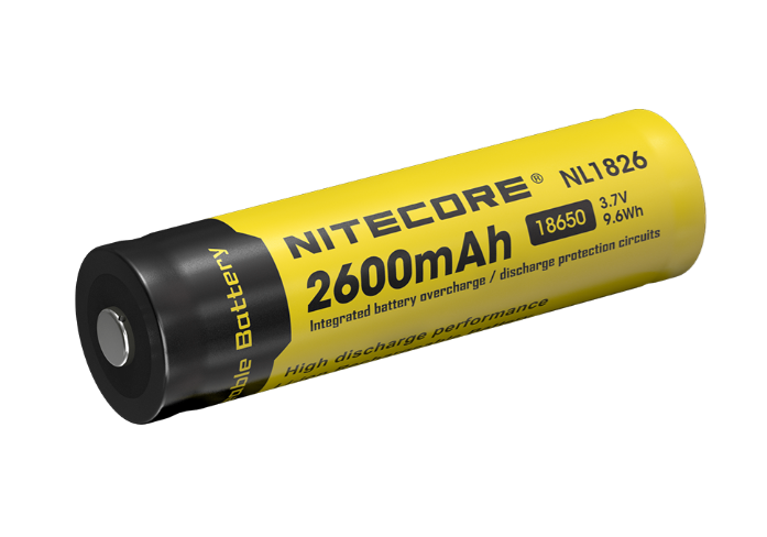 Nitecore High Performance Li-ion Rechargeable Battery NL1826