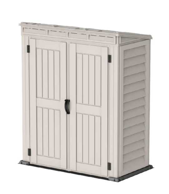 Yardmate Pent Plus 5x3ft Resin Garden Storage Shed | Garden Decor Yardmate Pent Plus 5x3ft Resin Garden Storage Shed | Garden Decor