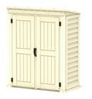 Yardmate Pent Plus 5x3ft Resin Garden Storage Shed