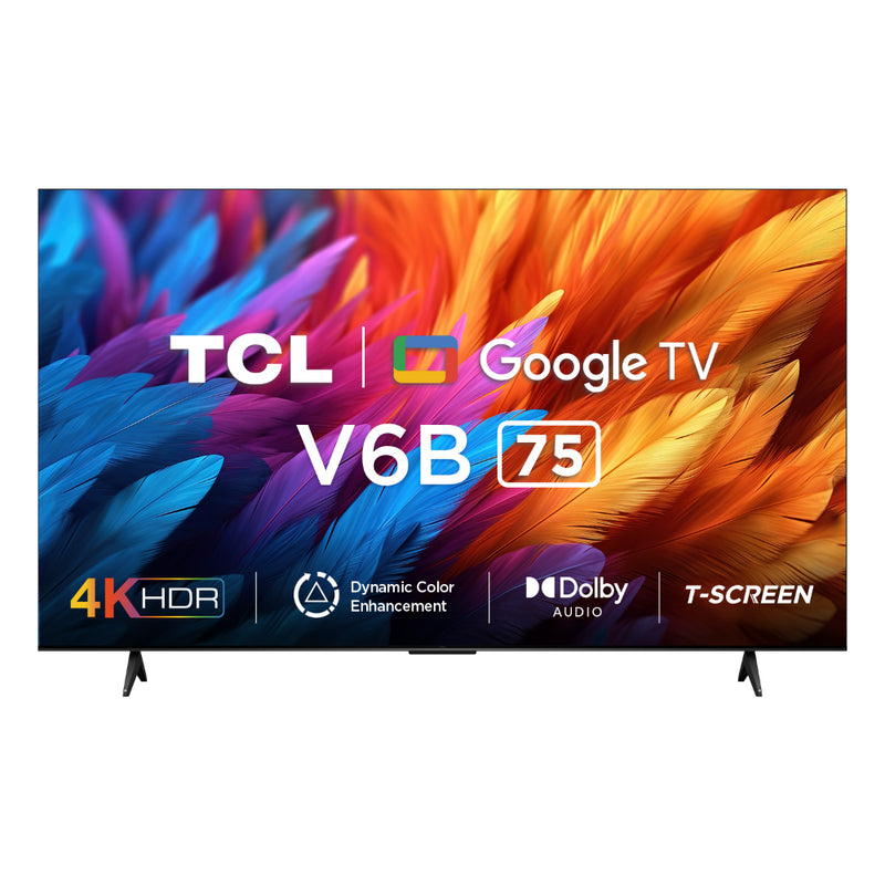 TCL 189cm (75 inch) 4K Ultra HD LED Google TV 75V6B