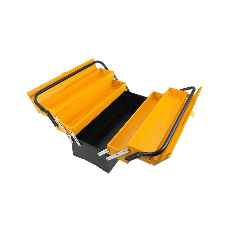 Tolsen Tool Box Steel 3 Tray 495x200x295mm 5.1kg 80212 | Tool Accessories Tolsen Tool Box Steel 3 Tray 495x200x295mm 5.1kg 80212 | Tool Accessories