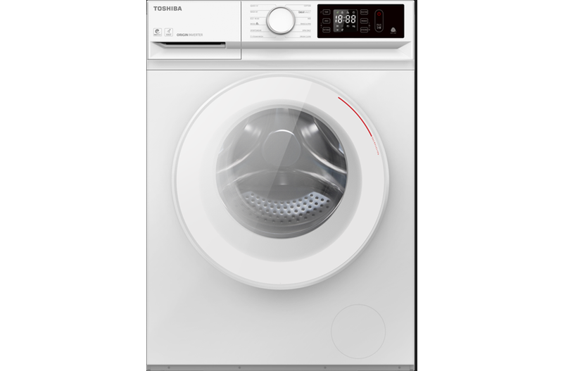 Toshiba Front Load Washer 8kg, Wifi 1400rpm,white Color  Steam Wash / Ultra Fine Bubble / Add Garment Great Waves Origin  Inverter Motor TW-BL90A4B(WK)