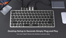 Unitek 9-in-1 USB-C Hub with Keyboard (3*USB3.0 + HDMI 2.0 + SD/Micro SD + Audio + Type C PD 100W) D1092A