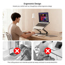 Unitek Adjustable Laptop Stand with Detachable Magnetic Cooling Fan, Adjustable Height and 360° Rotation OT1098AGY