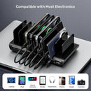 Unitek 240W 10-Port USB Charging Station (8 Type-C Port + 2 Type-A Port) P1230CBK01-UK