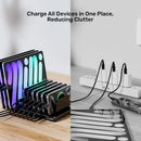 Unitek 240W 10-Port USB Charging Station (8 Type-C Port + 2 Type-A Port) P1230CBK01-UK