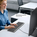 Unitek SlimTap Ultra Light Wired Keyboard with 99 keys T053AGY