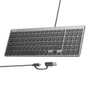 Unitek SlimTap Ultra Light Wired Keyboard with 99 keys T053AGY
