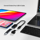 Unitek USB3.0 Type-C to USB-A (F) Cable Y-C476BK
