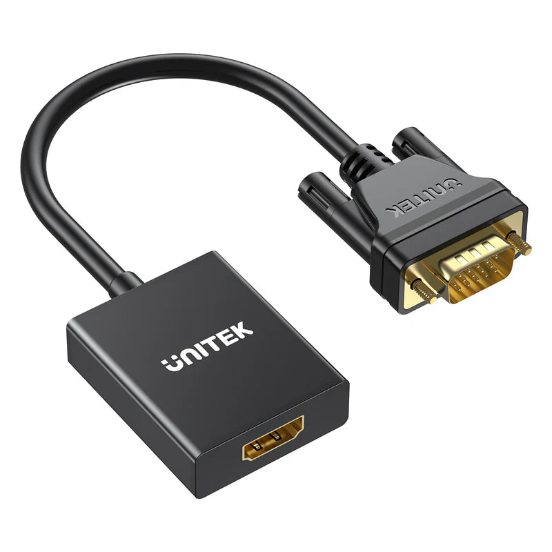 Unitek VGA to HDMI Converter 1080P - 60Hz V1112ABK01 | CABLES & ADAPTERS Unitek VGA to HDMI Converter 1080P - 60Hz V1112ABK01 | CABLES & ADAPTERS
