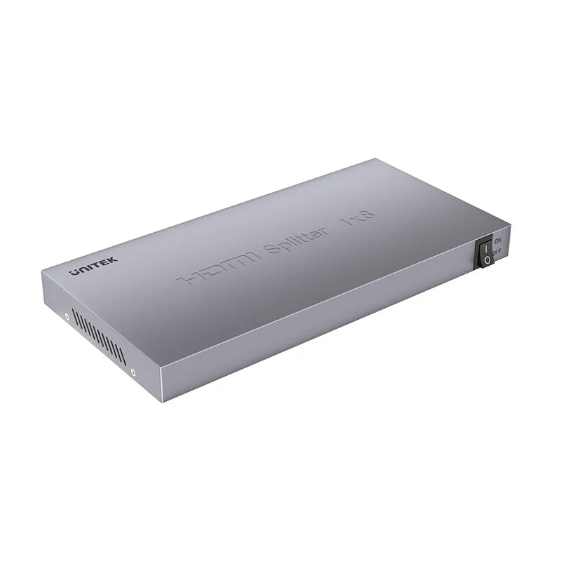 Unitek 4K HDMI Splitter 1 In 8 Out, Space Grey, 5V1A Power Adapter V1132A01-UK | Power Adapter & Charger Accessories Unitek 4K HDMI Splitter 1 In 8 Out, Space Grey, 5V1A Power Adapter V1132A01-UK | Power Adapter & Charger Accessories