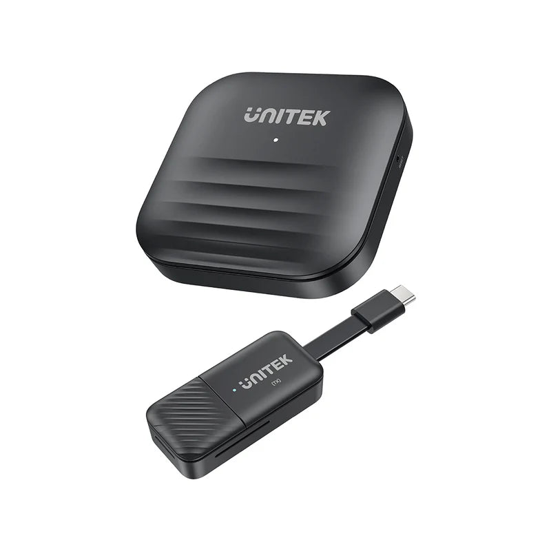 Unitek USB-C Wireless HDMI Extender Kit Up to 50M, Black V1184A01 | Networking & Cabling Products Unitek USB-C Wireless HDMI Extender Kit Up to 50M, Black V1184A01 | Networking & Cabling Products