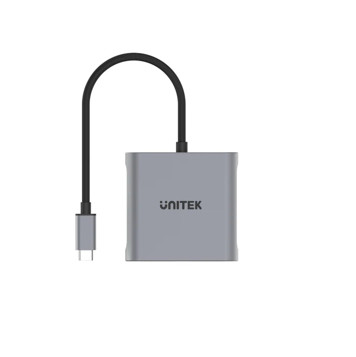 Unitek USB-C to Dual DP1.4 Adapter with MST (8K 60Hz) Space Gray V1404A | Computer Accessories Unitek USB-C to Dual DP1.4 Adapter with MST (8K 60Hz) Space Gray V1404A | Computer Accessories