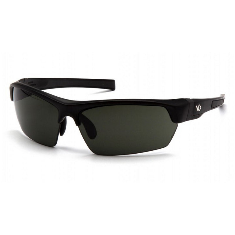 Pyramex Venture Gear - Tensaw - Black Frame/Smoke Green Anti-Fog Lens Safety Glasses VGSB322T