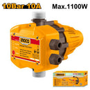 INGCO Automatic Pump Control 220-240V~50/60Hz, 1100W, 10Bar 10A WAPS001