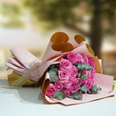 Pink Roses Flower Bouquet