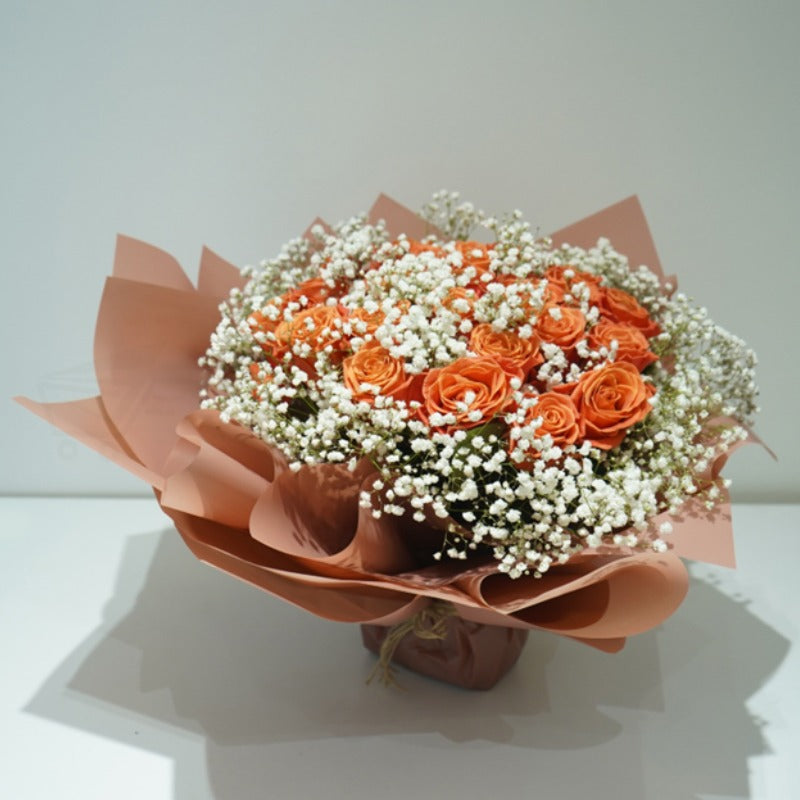 Orange Rose Bouquet