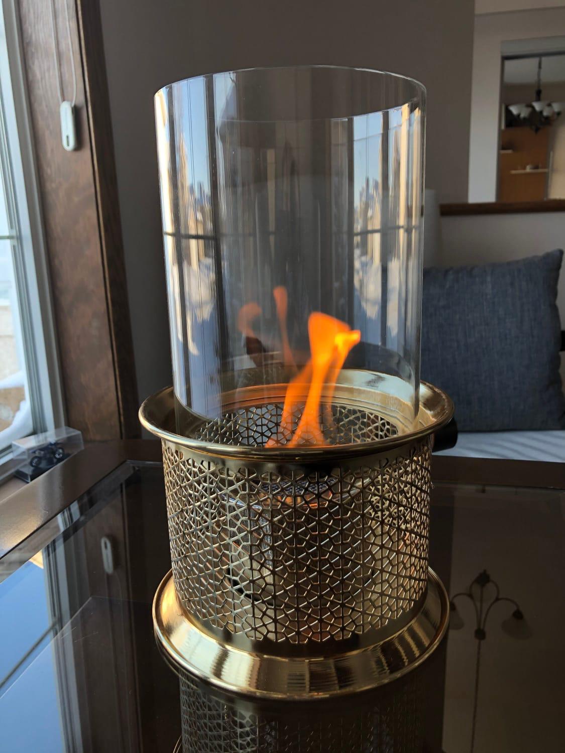 Snowflake Table Top Bio Fireplace Snowflake Table Top Bio Fireplace