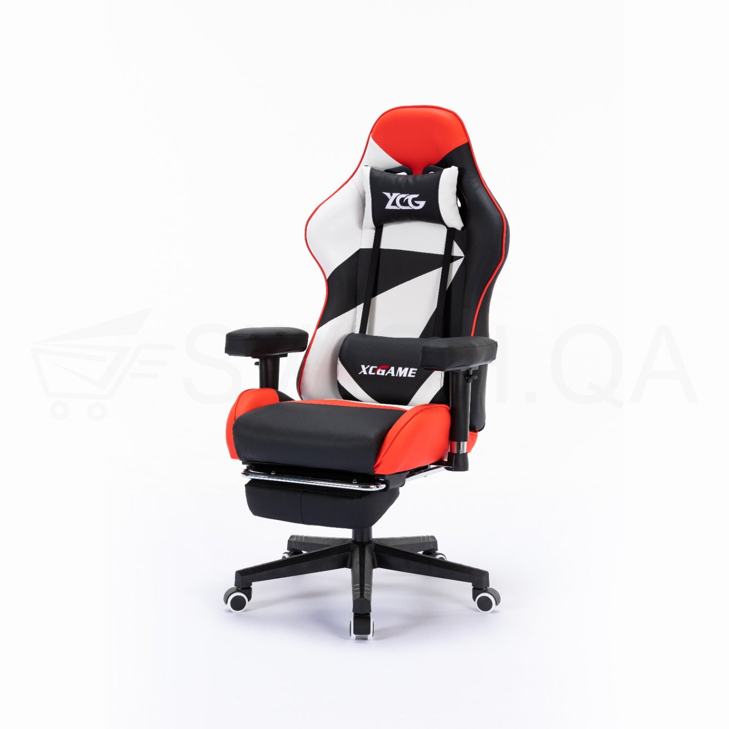 XC Game Gaming Chair With Footrest GFY102T18-GEO | Games XC Game Gaming Chair With Footrest GFY102T18-GEO | Games