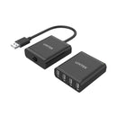 Unitek USB2.0 Extender Over RJ45 + 4-Port Hub (up to 60M) Y-2516