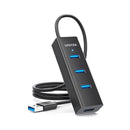 Unitek USB3.0 4-Port Hub with 1.2m Cable, Black Y-3089V