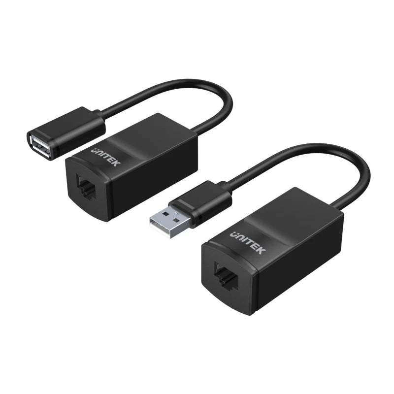 Unitek USB Extension upto 60M through Cat.5, Cat.5e or Cat.6 RJ45 LAN cable Y-UE01001 | CABLES & ADAPTERS Unitek USB Extension upto 60M through Cat.5, Cat.5e or Cat.6 RJ45 LAN cable Y-UE01001 | CABLES & ADAPTERS