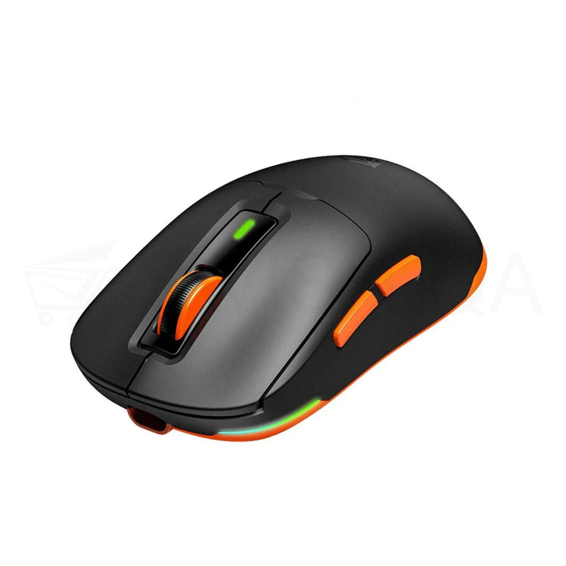 Meetion GW24 Wireless Tri-Mode Mouse (2.4G Wireless, Bluetooth, And Wired) Black MT-GW24