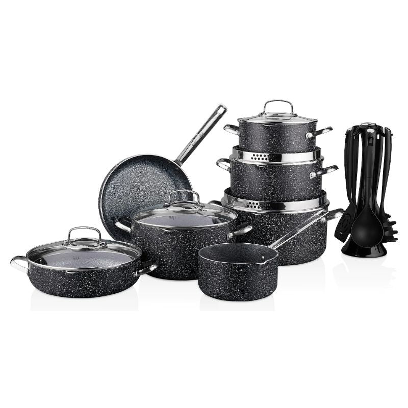Korkmaz Galaxy 3XL Cookware Set 18 Pcs A2683