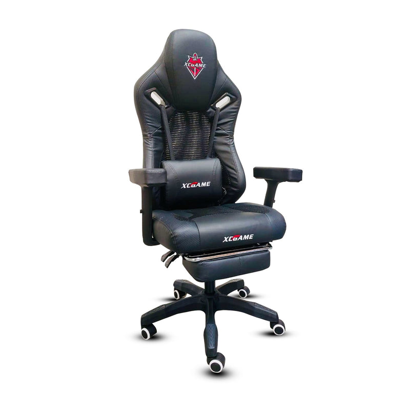 Gaming Chair-With Footrest Black GFY102VT