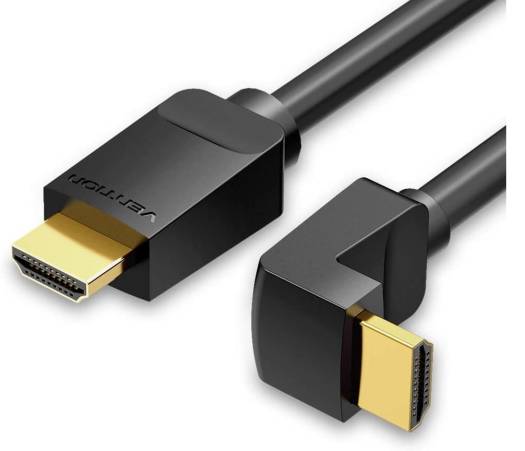 Vention HDMI Right Angle Cable 90 Degree Black | Network Cables Vention HDMI Right Angle Cable 90 Degree Black | Network Cables