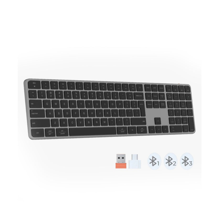 Meetion iKey K230 109 keys keyboard / Wireless and Bluetooth with Rechargeable Battery