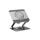 Unitek Adjustable Laptop Stand with Detachable Magnetic Cooling Fan, Adjustable Height and 360° Rotation OT1098AGY