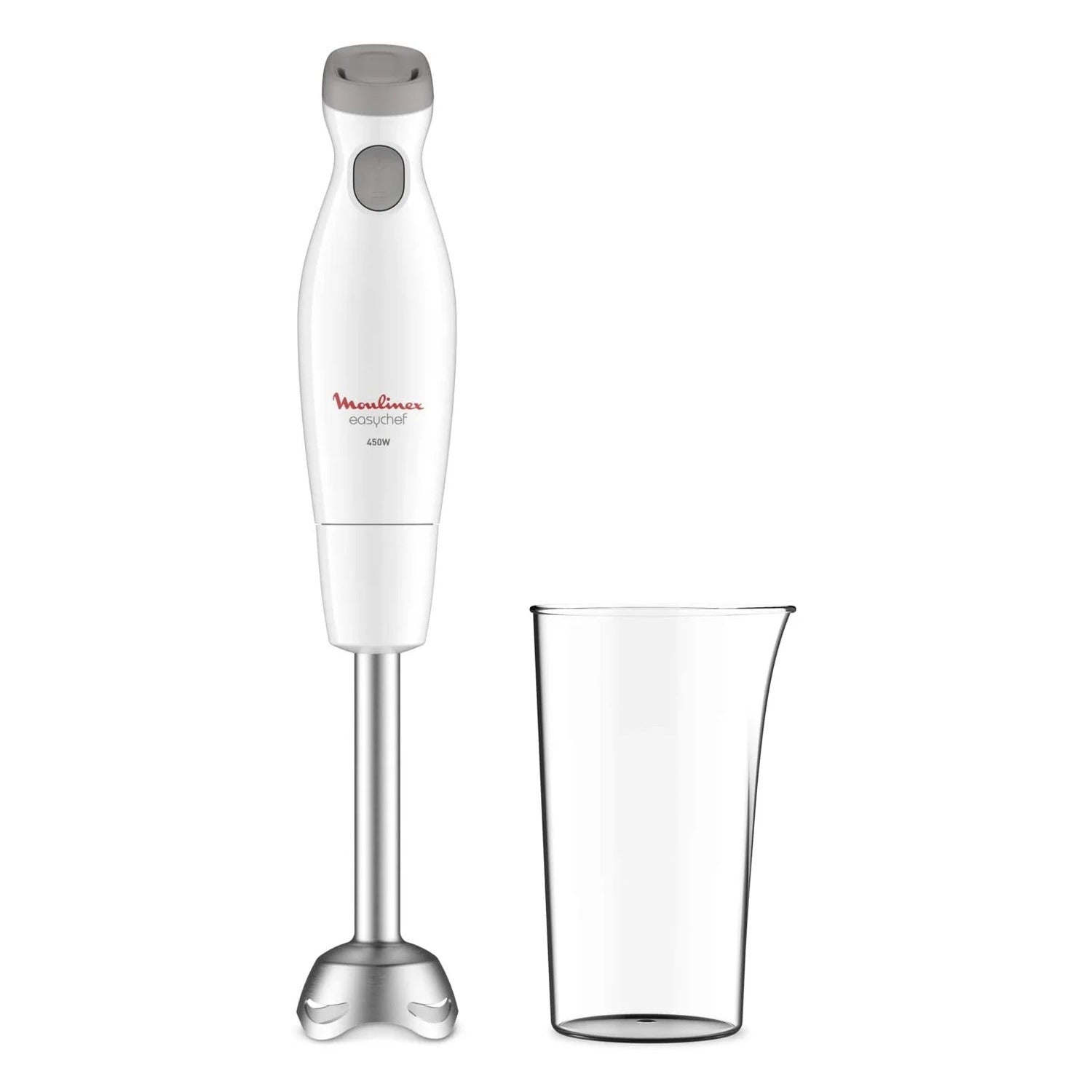 Moulinex Hand Blender 450W, 1 Speed, Stainless Steel, 800ml DD451127 | Kitchen Appliances