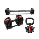 Telloon 3 in 1 Adjustable Dumbbell D7040 - 19kg