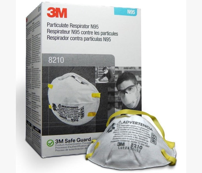 3M Particulate Respirator N95 Face Mask 8210 (20Pcs/Box) | Safety Dust Masks 3M Particulate Respirator N95 Face Mask 8210 (20Pcs/Box) | Safety Dust Masks