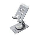 Vention Articulating Desk Phone / Tab Stand with 360° Rotatable Base Gray Aluminium Alloy Type KSDH0