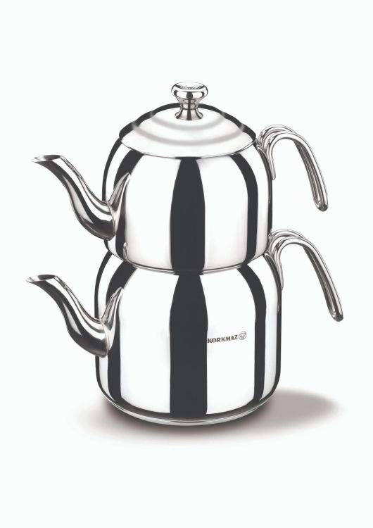 Korkmaz Droppa Midi Tea Pot Set 0,7 / 1,6 L A056