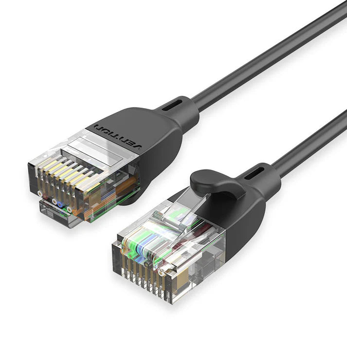 Vention Cat.6A UTP Patch Cable Black Slim Type | Network Cables Vention Cat.6A UTP Patch Cable Black Slim Type | Network Cables