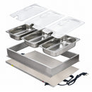 Aveva Electric Food Warmer - 3 Pan AV-DFW3P