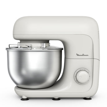 Moulinex 4.8L Bake Essential Kitchen Machine 800W 4.8 LTR Capacity, 3 Pastry Attachments 6 Speeds + Pulse QA160127 | Kitchen Appliance Moulinex 4.8L Bake Essential Kitchen Machine 800W 4.8 LTR Capacity, 3 Pastry Attachments 6 Speeds + Pulse QA160127 | Kitchen Appliance