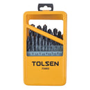 Tolsen 25pcs HSS Twist Drill Bits Set 75082