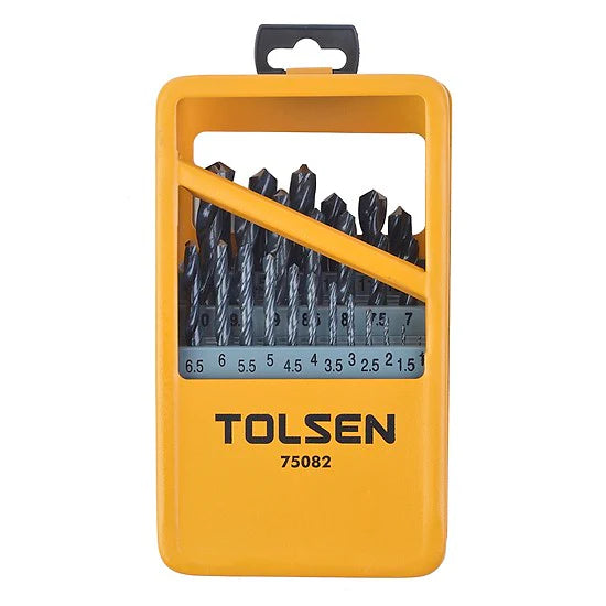 Tolsen 25pcs HSS Twist Drill Bits Set 75082