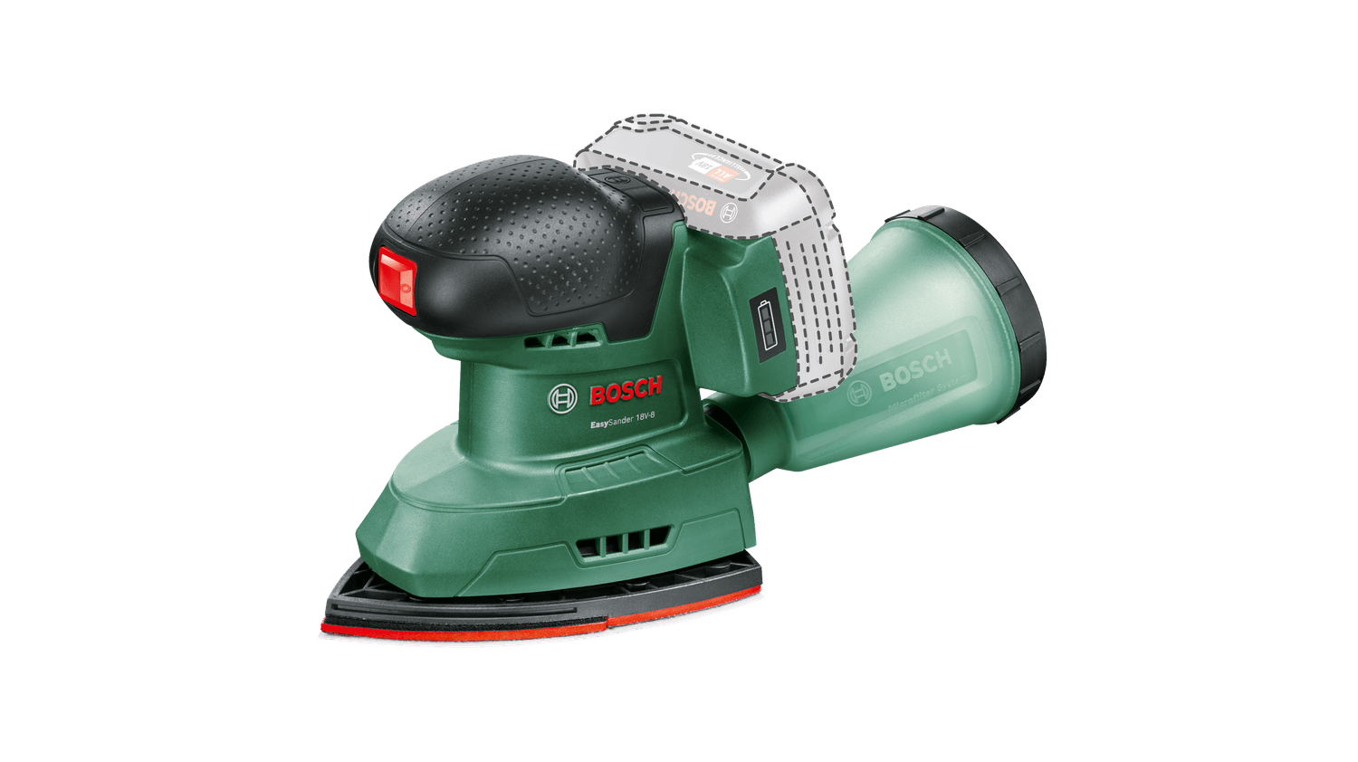 Bosch Easy Sander 18 V-8 Bare Tool | Construction Tools