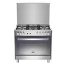 Ignis 90x60, 5gas, Gas Oven +  Fan Cast Iron Grid,  Double Knob, Full Safety Made Italy G1961FCDXTF