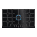 AEG Built-In Gas Hob Black 90cm 5 Burners Cast Iron Safety Cut-Off HKB95451NB
