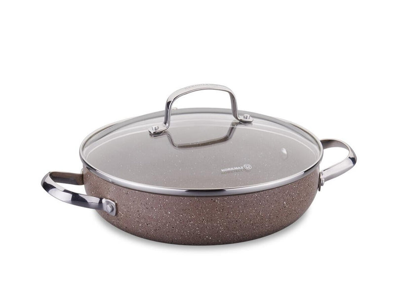 Korkmaz Browni 26x6.2cm Short Casserole A2909