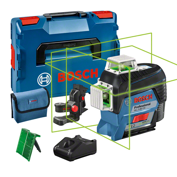Bosch Line Laser GLL 3-80 CG Professional BO0601063T00 | Measuring Tool Bosch Line Laser GLL 3-80 CG Professional BO0601063T00 | Measuring Tool