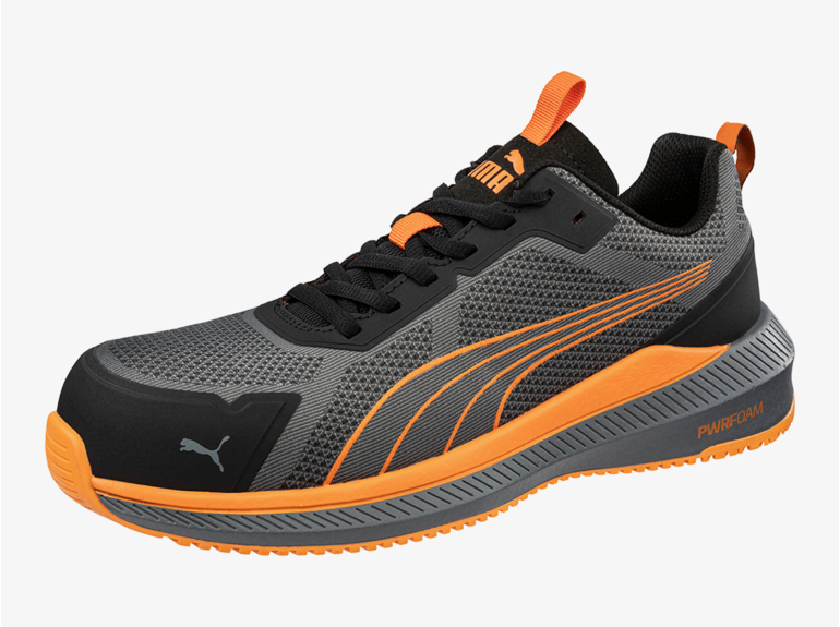 Puma Slide Grey Orange Low S1PS Safety Shoes 64.500.0