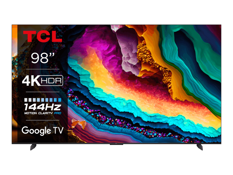 TCL 98" Google TV/HDMI 2.1/UHD Resolution (3840x2160p) HDR Pro/ Full Frame / Dolby Vision /Atmos)/google Voice Search/google Duo 98P745