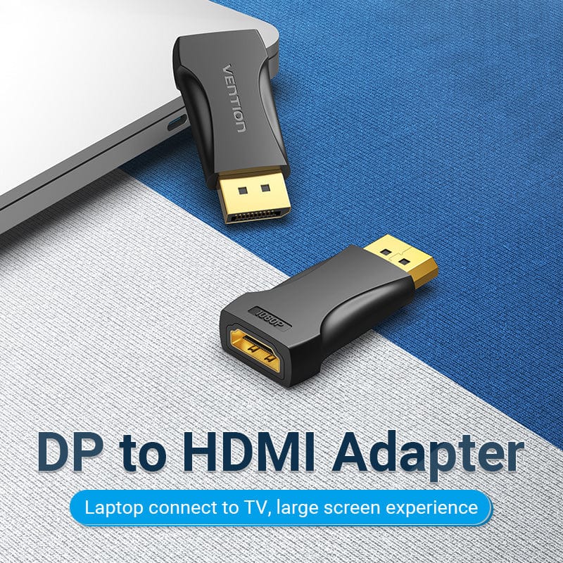 Vention DisplayPort to HDMI Female Adapter 1080p Black HBOB0